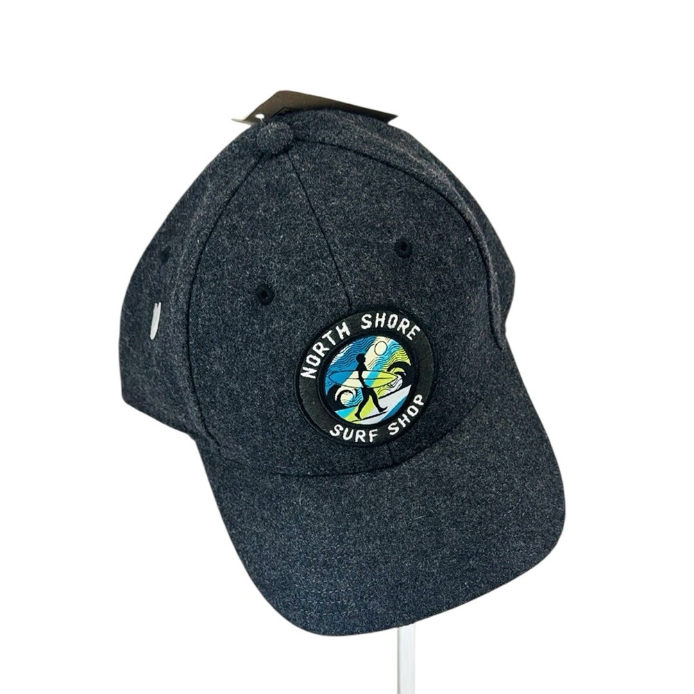 HAWAII North Shore Surf Shop Hat Woven/Felt Dark Gray, The Game, One Size NWT